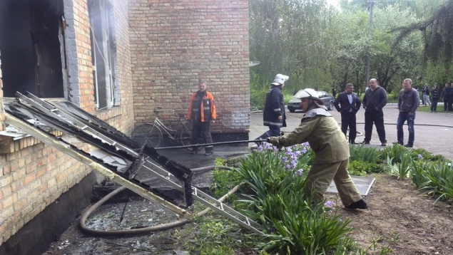 На Киевщине горела школа, пострадал четырехлетний ребенок