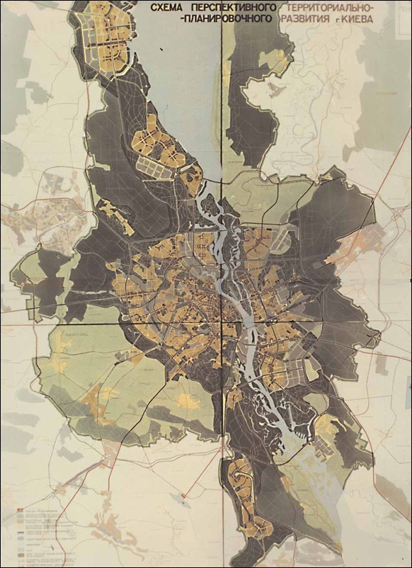 Старые генеральные планы Киева