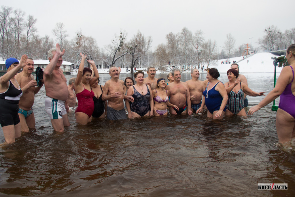 Как в Киеве Крещение отмечали, - фоторепортаж