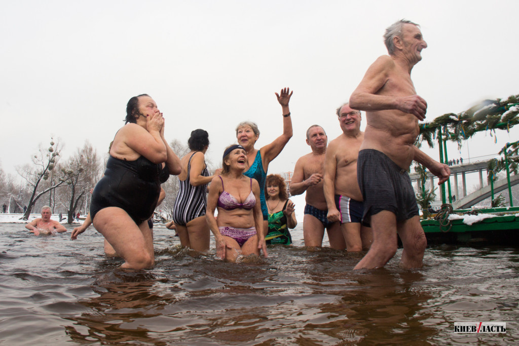 Как в Киеве Крещение отмечали, - фоторепортаж