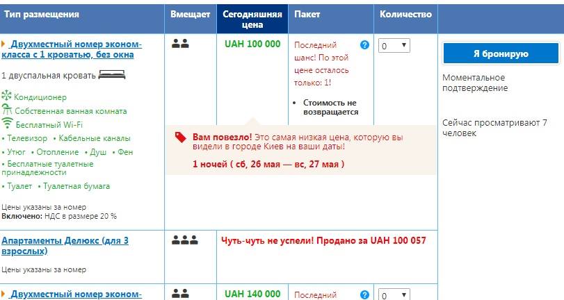 Информационная атака: 20 тыс. евро за ночь в Киеве