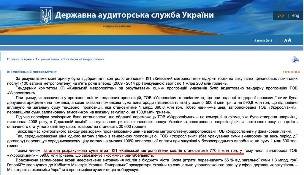 Жетон метро по 8 гривен - плата олигарху Фуксу за вагоны времен Черновецкого