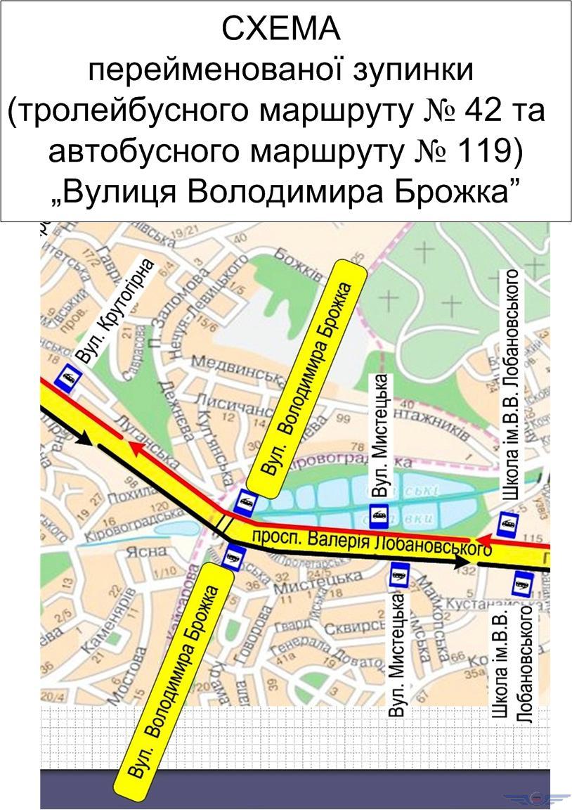 “Киевпастранс” переименовал три остановки общественного транспорта (схемы)
