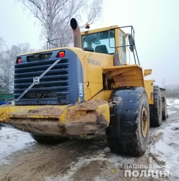 В Барышевском районе Киевщины правоохранители пресекли незаконную добычу песка