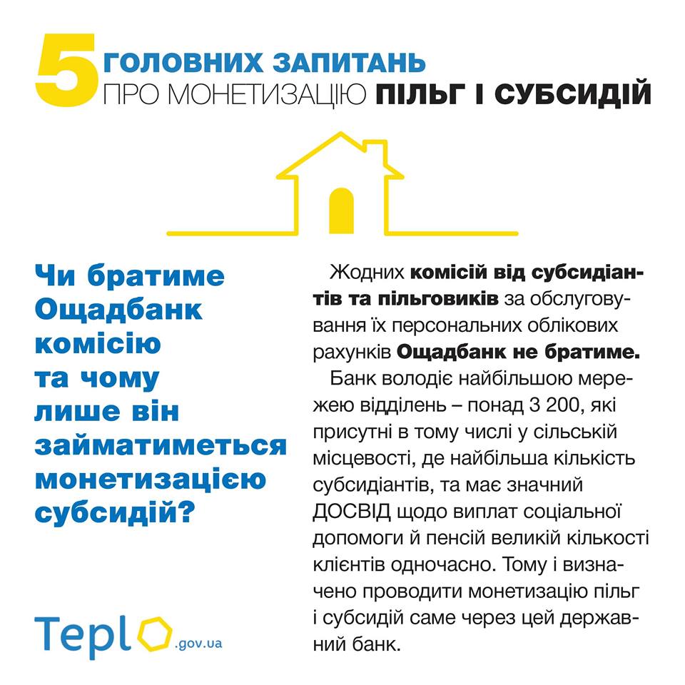 В Кабмине заверили, что монетизация субсидий не предусматривает банковскую комиссию