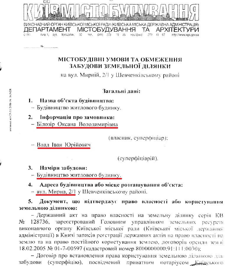 Кума президента Петра Порошенко строит многоэтажку в центре Киеве в нарушение закона