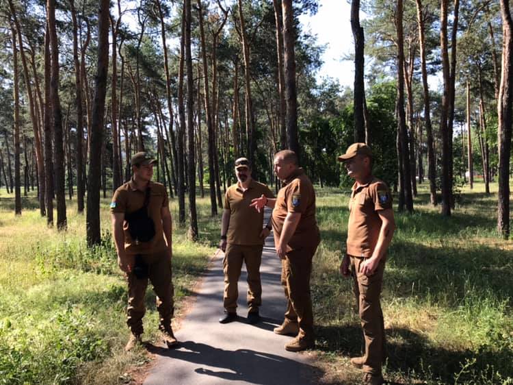 В столичном парке “Победы” начала работать муниципальная охрана (фото)