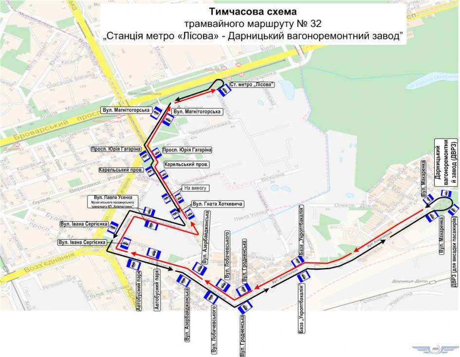 Движение столичного трамвая №32 будет восстановлено с 12 июля (схема)