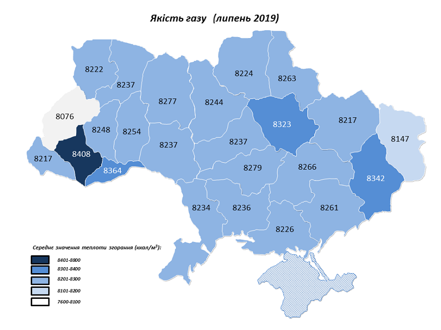 Киев вошел в топ-регионов с самой низкой ценой на газ