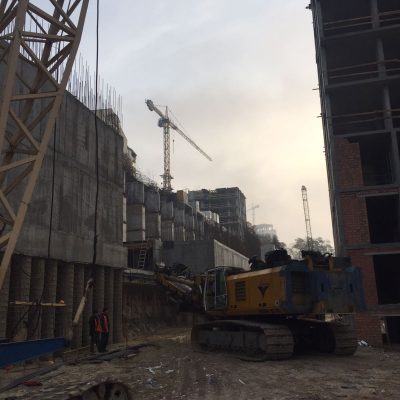 Ход работ на ЖК Mirax в октябре