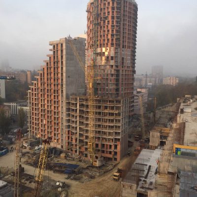 Ход работ на ЖК Mirax в октябре