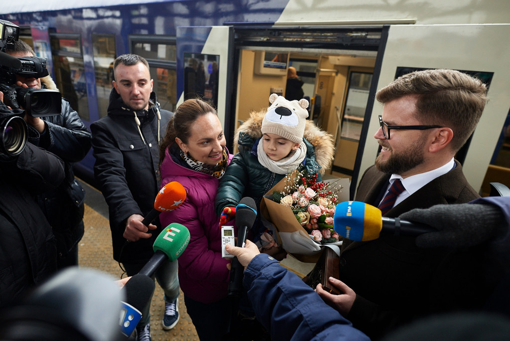 Экспресс из Киева в аэропорт “Борисполь” перевез миллионного пассажира