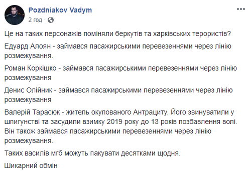 В результате обмена на подконтрольную Украине территорию вернулись 76 человек (фото, видео, список вернувшихся)