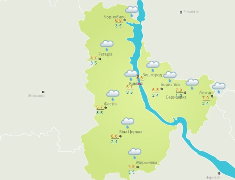 Погода в Киеве и Киевской области: 27 февраля 2020