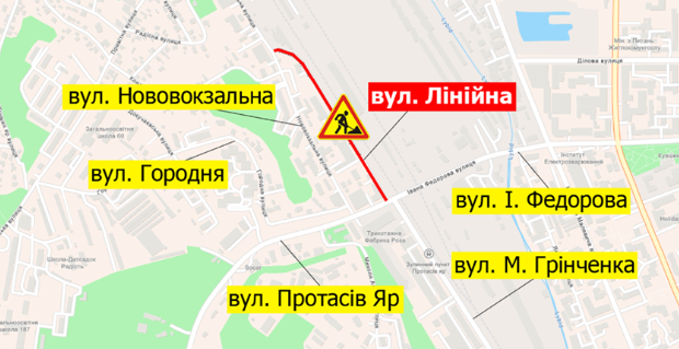 В субботу, 28 марта, “Киевавтодор” ограничит движение транспорта на двух улицах