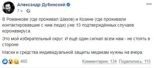 В сельсовете Козина на Киевщине отрицают информацию нардепа Дубинского о 13 заболевших коронавирусом