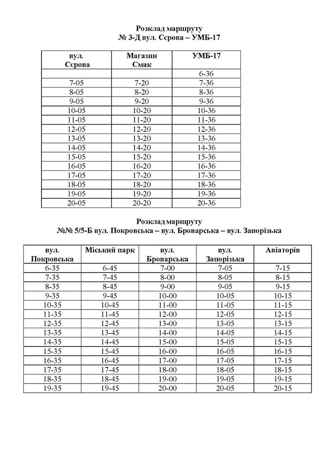 С завтрашнего дня, 26 мая, в Борисполе возобновляется движение общественного транспорта (расписание)