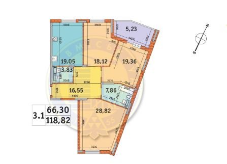 Квартиры и апартаменты 3+ в ЖК “Киевгорстрой”