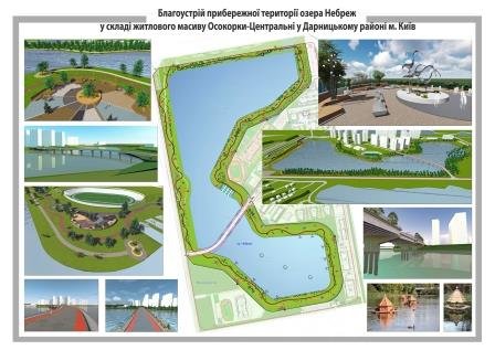 Откорректированный проект застройки ЖМ “Патриотика на озерах” передан в КГГА, - “Аркада”