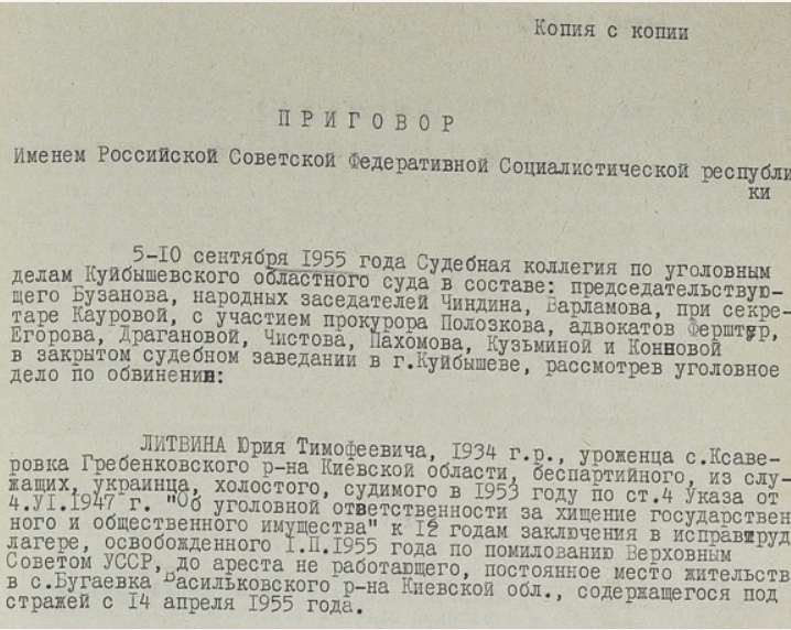 Роль Медведчука: Юрій Литвин і Василь Стус мали одного адвоката та загинули в одному таборі