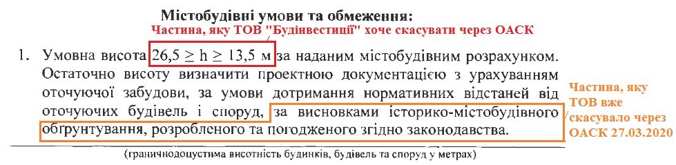 Окружной админсуд Киеве позволил построить на Печерске 80-метровую высотку при действующем там ограничении высотности до 27 метров