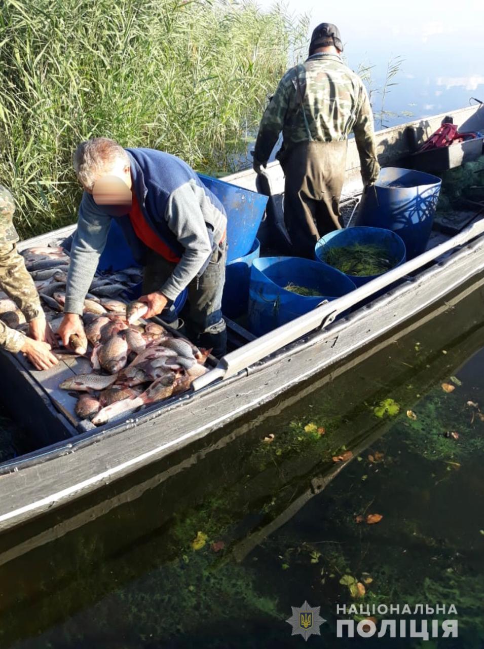 Водная полиция Киевщины обнаружила браконьеров, нанесших убытков на полмиллиона гривен