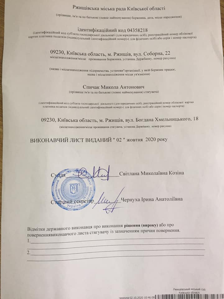 Хочуть у владу: список кандидатів на посаду голови Ржищівської ОТГ на місцевих виборах 2020