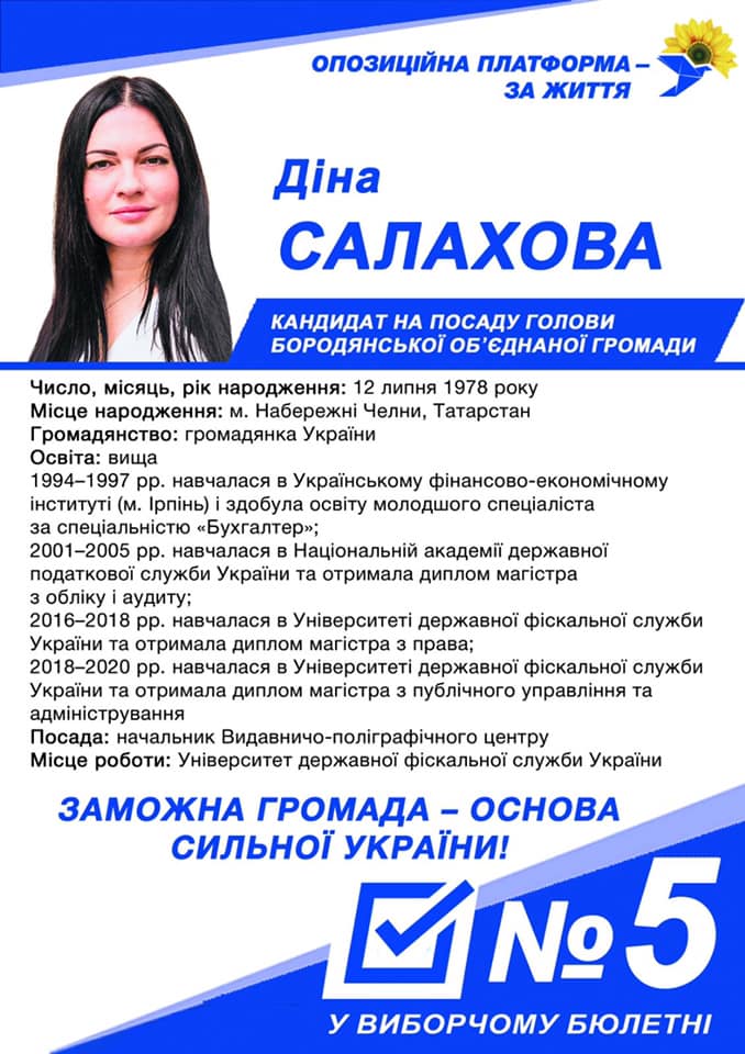 Хочуть у владу: список кандидатів на голову та в раду Бородянської ОТГ на місцевих виборах 2020
