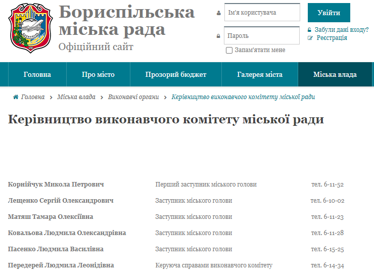 Мэр Борисполя Борисенко не знает, кто претендует на должность его замов