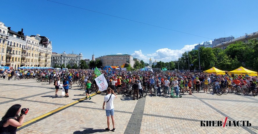 В Киеве прошел Всеукраинский велодень (фоторепортаж)