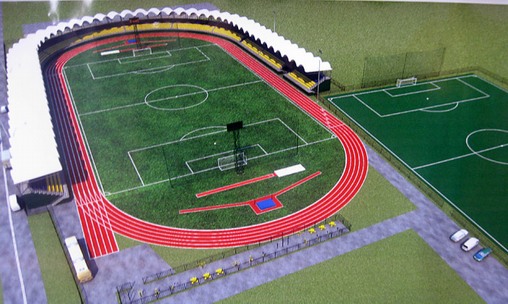 У Вишгороді за 64 млн гривень реконструюють трибуни стадіону “Енергетик”
