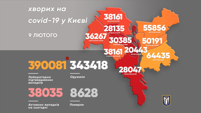 В Киеве за сутки от последствий коронавирусной болезни умерли 22 человека