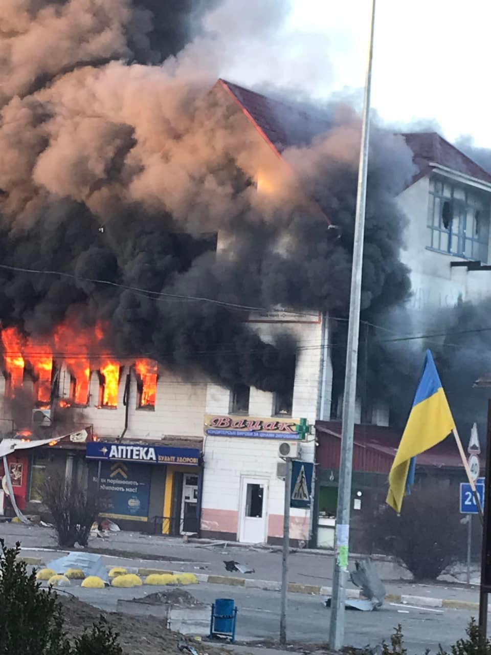 З’явилося відео Макарова на Київщині, де тривали бої проти окупантів