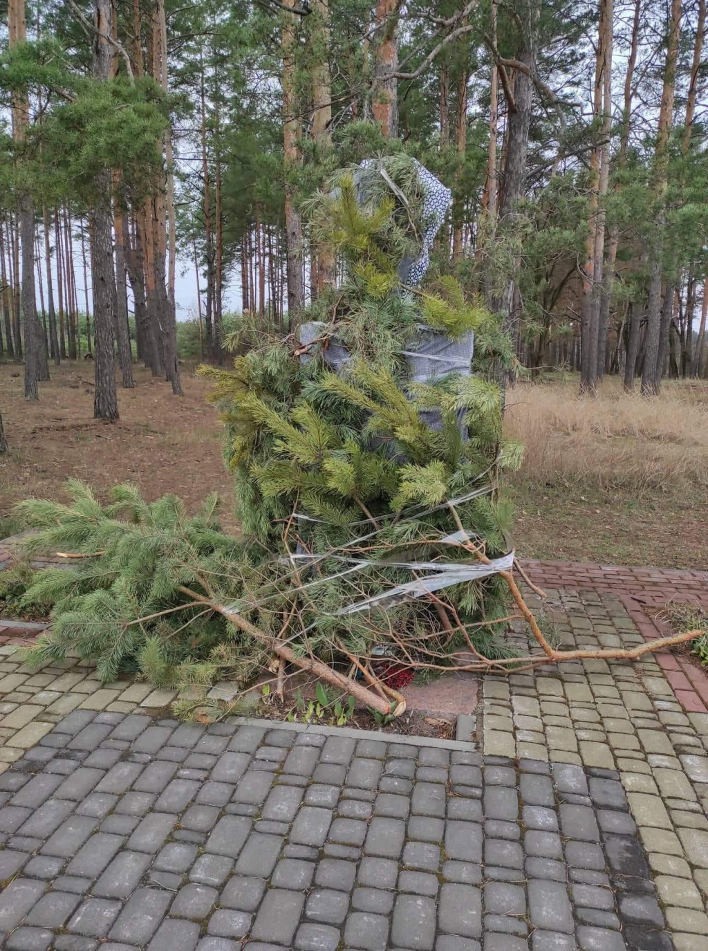 Під Києвом врятували від московитів монумент героям УПА (фото)