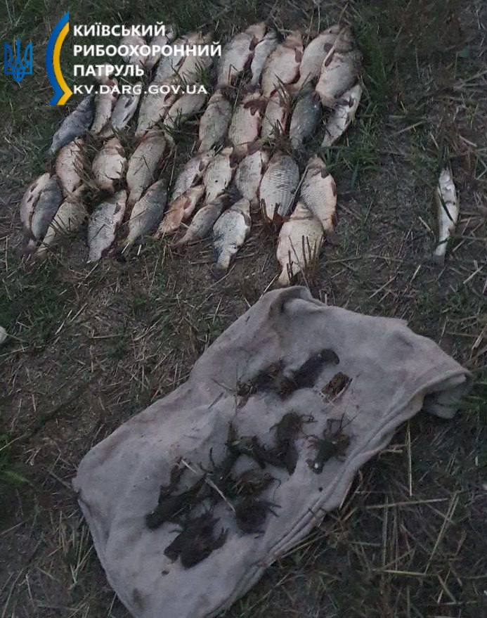 На Київщині чоловік в річці Поть “наловив” риби на понад 190 тисяч гривень штрафу