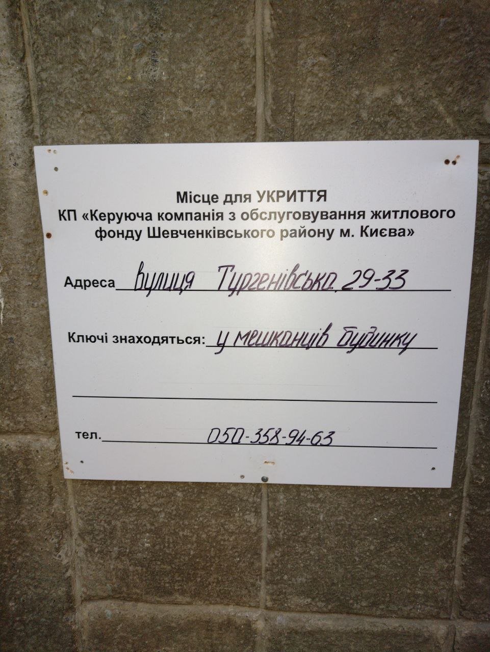 Шукали кошеня в підвалі: у середмісті Києва волонтери виявили непридатне для використання укриття (фото)
