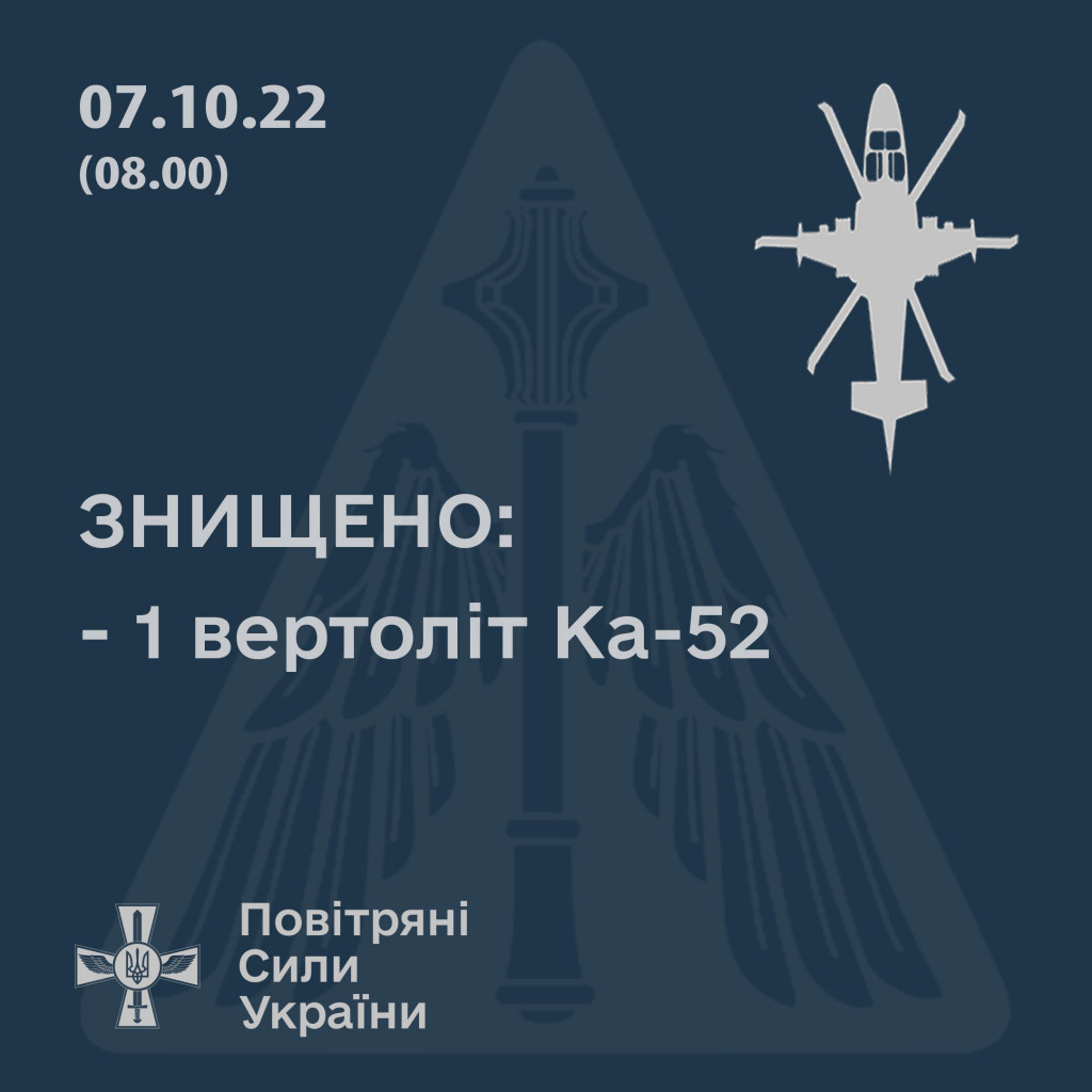 Зранку українські захисники збили черговий “Алігатор” окупантів