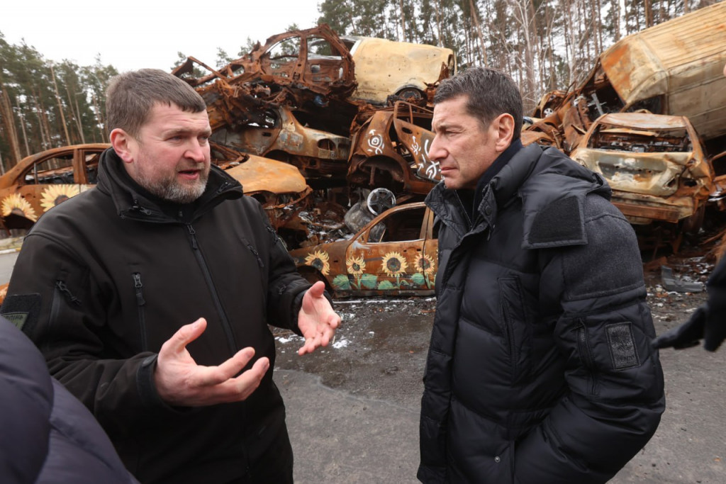 Мер міста Канни відвідав Бучу та Ірпінь