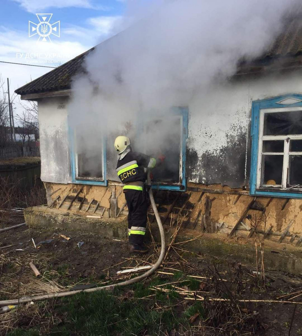 На Обухівщині під час пожежі у будинку загинув чоловік