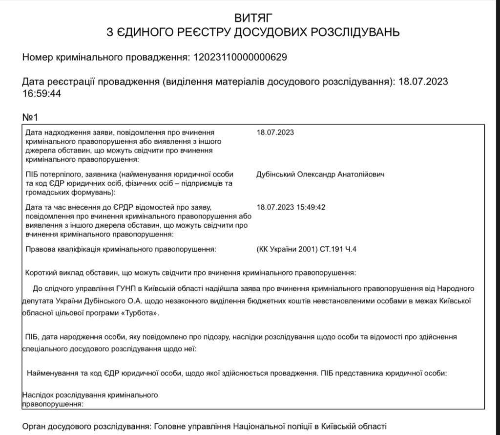 Медичні баталії: нардепа Дубінського звинувачують у переслідуванні депутата КОР і контролі медсфери Київщини