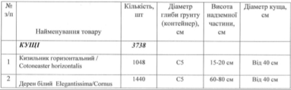 Для озеленення Деснянського району збираються закупити саджанців на понад 6 млн гривень