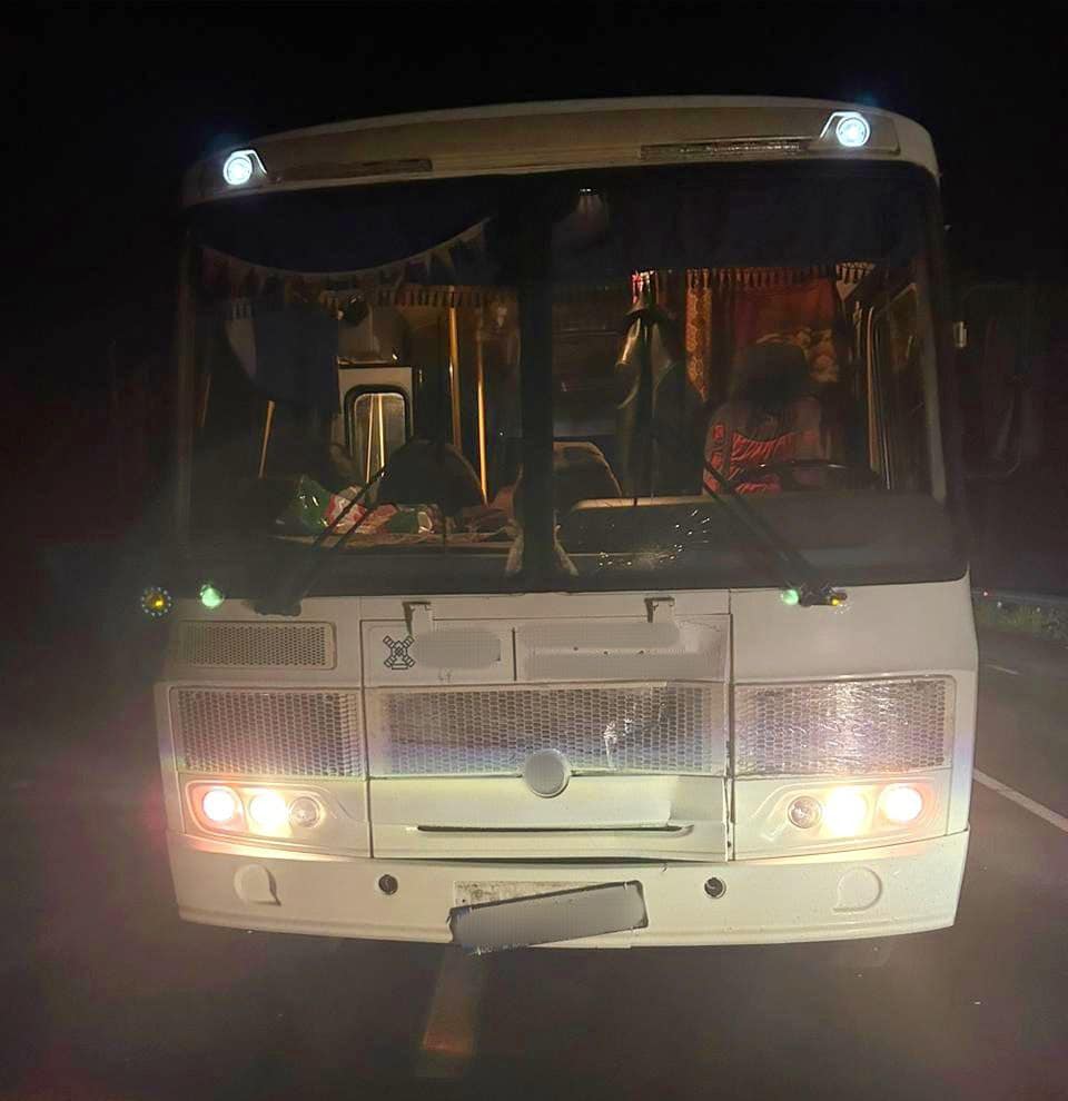 На Київщині автобус на зупинці на смерть збив пішохода