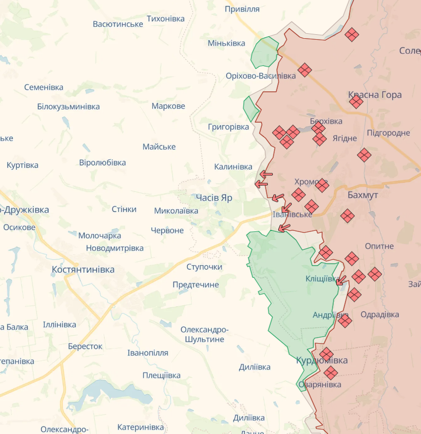 На Бахмутському напрямку воїнами ЗСУ відбито 31 атаку , - Генштаб