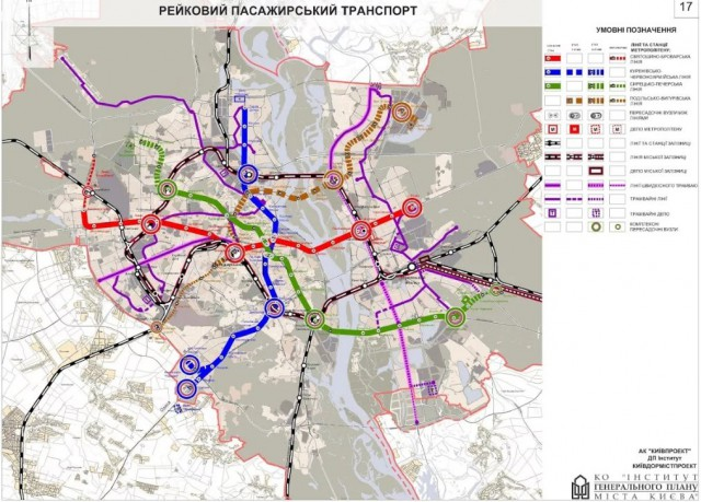 Столичные власти хотят в Киеве построить две новые ветки метро (карта проекта)