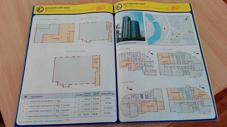 “Киевгорстрой” выпустил каталог коммерческой недвижимости
