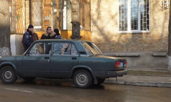 В Голосеевском районе Киеве возле стройки избили активистов (+фото)