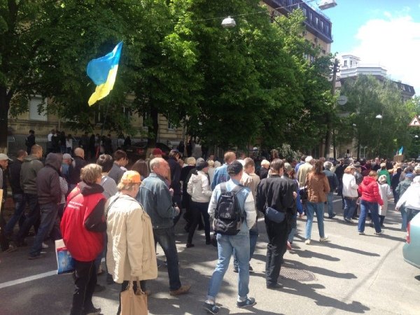 Сегодня в Киеве митинговали против повышения тарифов (фото)