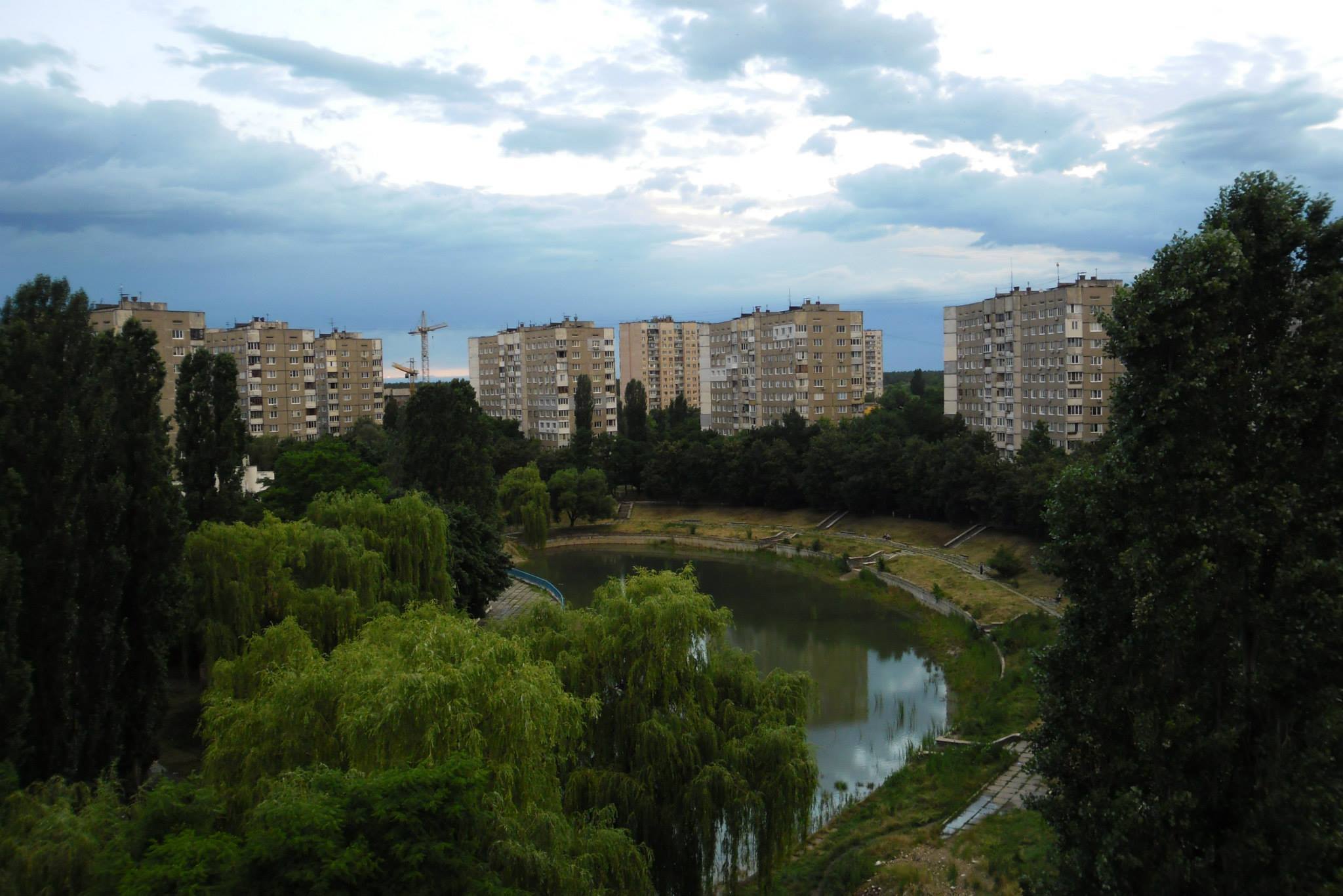 В Голубом озере на столичном Виноградаре - массовый замор рыбы (фото)