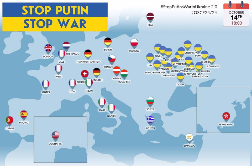 Киев присоединится к всемирной акции “Стоп, Путин! Стоп война”