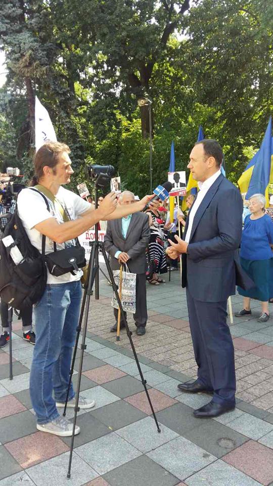 “Сила Громад” подключилась к митингу за снятие депутатской неприкосновенности в Киеве